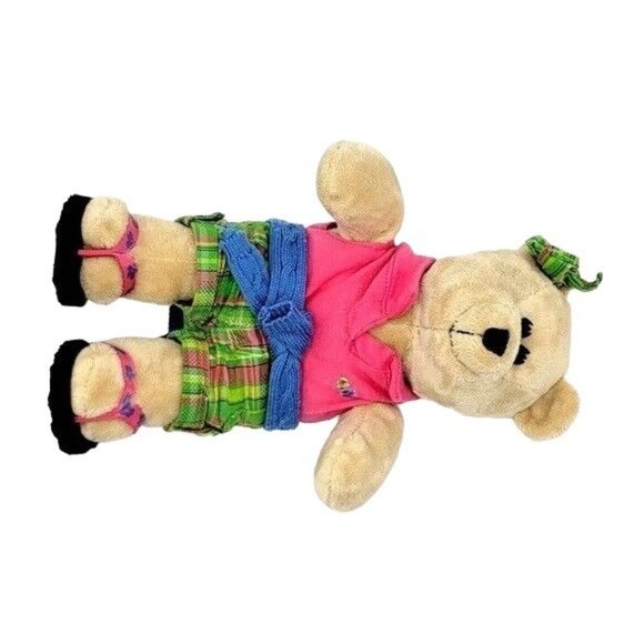 2/$15 Starbucks 62nd Bearista Girl Bear Plush 10" 2007 Summer Vacation Preppy - Picture 7 of 11